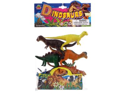Bild zu 6 Stück Spielzeug Dinosaurier T-Rex Dinos 18 cm