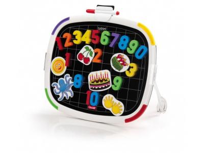 Bild zu Quercetti 5323 Tablet Magnetino Tischtafel mit Zahlen und Zaubermalstift 65 tlg kariert