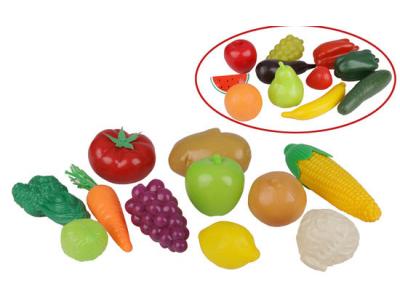 Bild zu 2 Netze Obst und Gemüse Lebensmittel für Spielküche Kaufladen 22 tlg