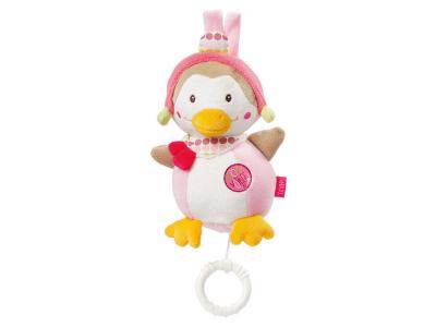 Bild zu Fehn Bon Voyage Mini Baby Spieluhr Pinguin pink