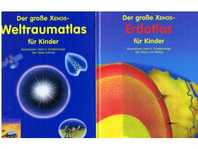 Bild zu Xenos Erdatlas und Weltraumatlas 2 Stk Atlas Kinderbuch Sachbuch für Kinder