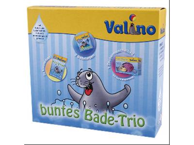Bild zu Valiino Kinder Badespaß buntes Bade Trio Geschenkset mit Zaubermuschelbad