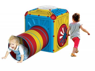 Bild zu Spielhaus Cube Würfel für Kleinkinder mit Krabbeltunnel erweiterbar