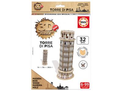 Bild zu Educa Mini 3D Puzzle aus Holz Pisa Turm 32 Teile