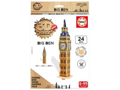 Bild zu Educa Mini 3D Puzzle aus Holz Big Ben London 24  Teile