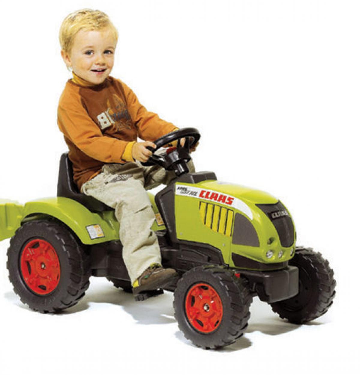 Ab 2-5 J Claas Arion 410 Kindertraktor Kinder Tret Traktor Haube zum öffnen 
